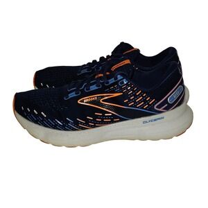 Used BROOKS Glycerin 20 Men's Running Shoes Blue/Orange Size 11.5 Comfort Read